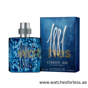 CERRUTI 1881 SILVER NIGHT EDP Perfume for Men 100ML (Original Perfume) PO3465