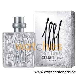 CERRUTI 1881 SILVER EDT Perfume for Men 100ML (Original Perfume) PO3464