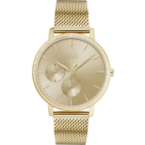 Hugo Boss Women’s Quartz Gold Stainless Steel Gold Dial 35mm Watch 1502520
