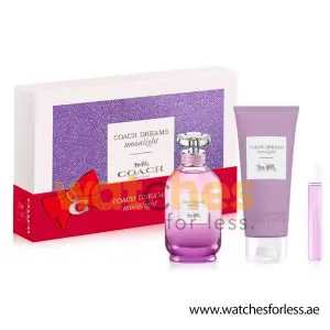 COACH DREAMS MOONLIGHT WOMEN'S SET EDP 90ML + EDP 7.5ML + BL 100ML GIFT SET (WFL Ref GS0269)