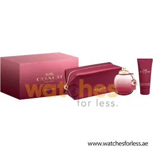 COACH WILD ROSE WOMEN'S SET EDP 90ML + BL 100ML + POUCH GIFT SET (WFL Ref GS0281)