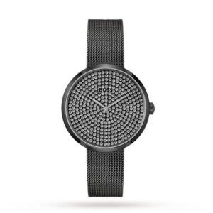 Hugo Boss Women’s Quartz Black Stainless Steel Black Dial 36mm Watch 1502658