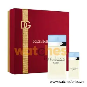 DOLCE & GABBANA LIGHT BLUE WOMEN'S SET EDT 200ML + EDT 25ML GIFT SET (WFL Ref GS0308)