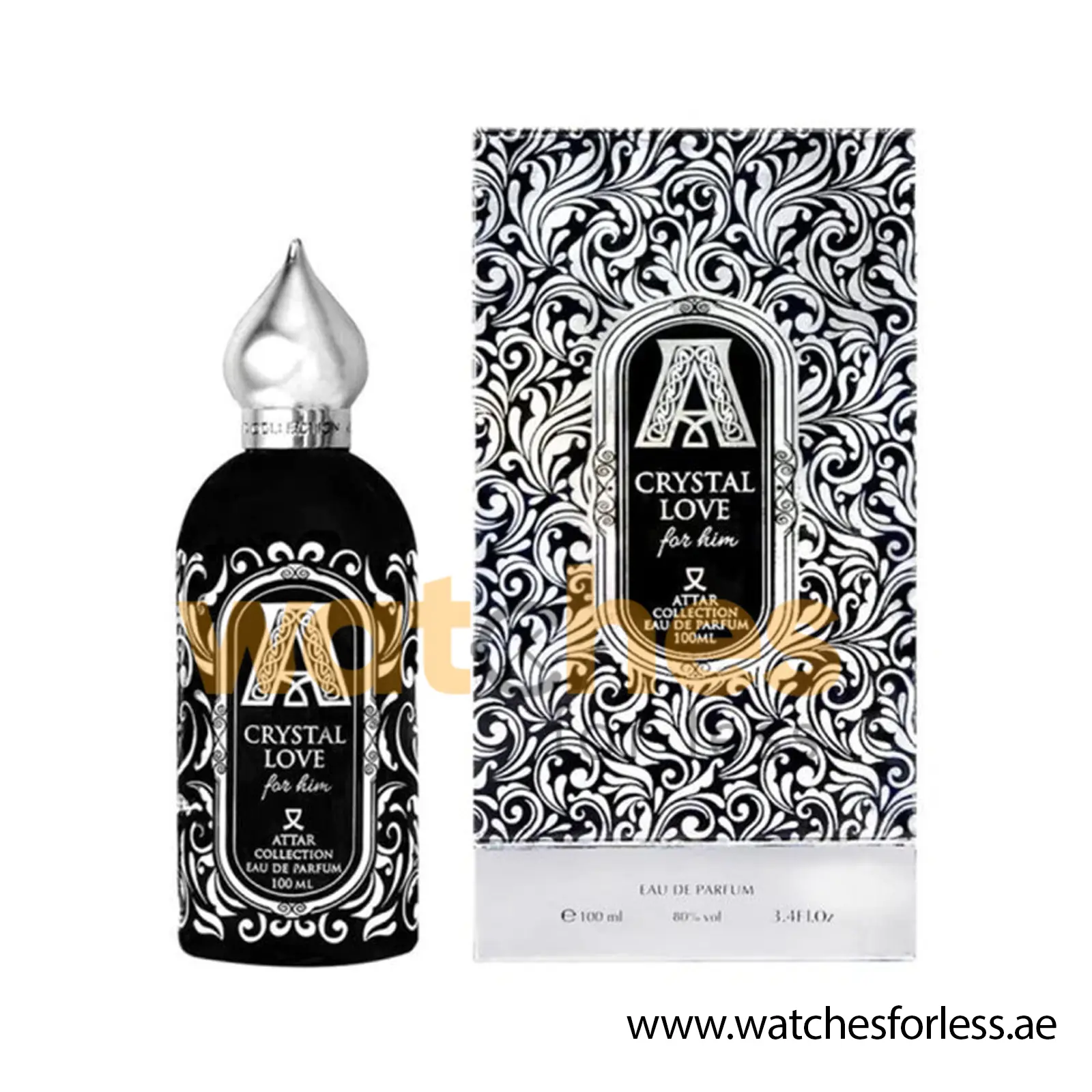 ATTAR COLLECTION CRYSTAL LOVE EDP Perfume For Men 100ML (Original Perfume) PO6078