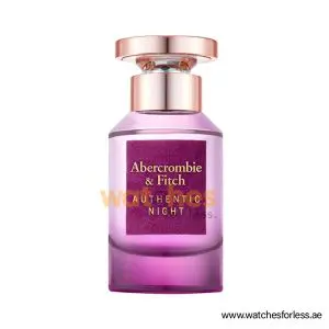 ABERCROMBIE & FITCH AUTHENTIC NIGHT EDP Perfume for WOMEN 50ml (Original Perfume) (WFL Ref PO6832)