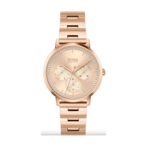 Hugo Boss Women’s Quartz Rose Gold Stainless Steel Rose Gold Dial 35mm Watch 1502571