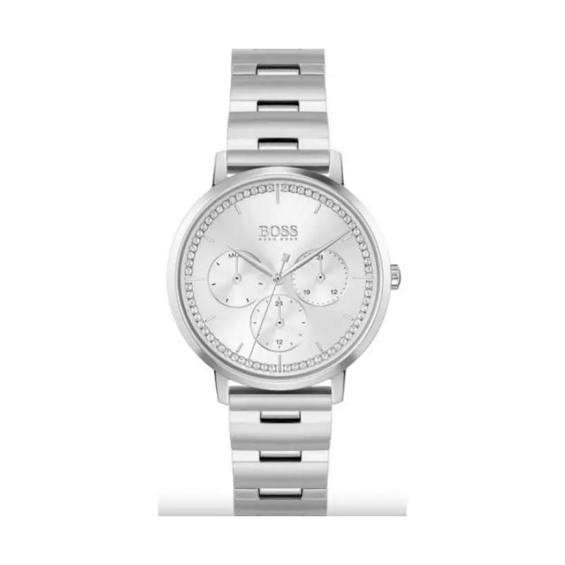 Hugo Boss Women’s Quartz Silver Stainless Steel Silver Dial 35mm Watch 1502570