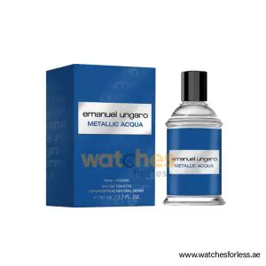EMANUEL UNGARO METALLIC ACQUA EDT Perfume for Men 50ML (Original Perfume) (WFL Ref PO7229)