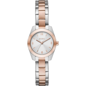 DKNY Women’s Quartz Two-Tone Stainless Steel Silver Dial 26mm Watch NY2923 (Without Tag)
