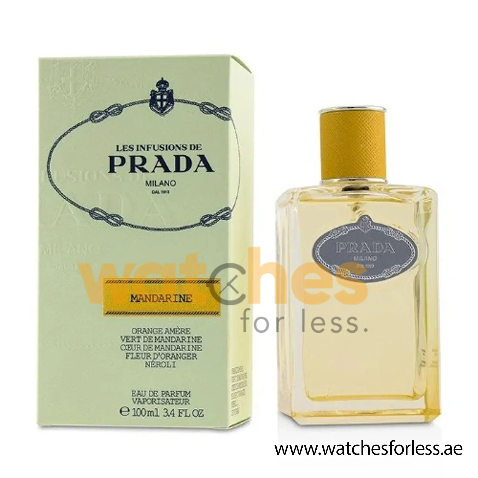 PRADA LES INFUSIONS DE MANDARINE EDP Perfume For Women 100ML (Original Perfume) PO4241