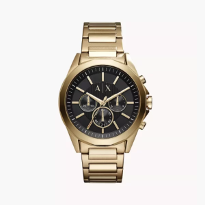 Armani Exchange Men’s Chronograph Quartz Stainless Steel Black Dial 44mm Watch AX2611