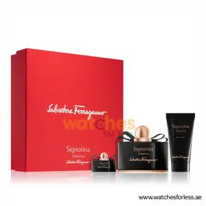 SALVATORE FERRAGAMO SIGNORINA MISTERIOSA WOMEN EDP 100+5+50ML GIFT SET (WFL Ref GS0101)