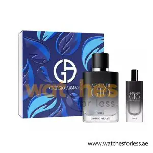 GIORGIO ARMANI ACQUA DI GIO MEN'S SET PARFUM 100ML+15ML GIFT SET (WFL Ref GS0039)