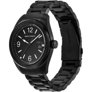 Alternative view of Armani Exchange Men’s Quartz Black Stainless Steel Black Dial 42mm Watch AX1422 (Without Tag)