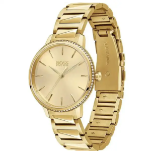 Hugo Boss Women’s Quartz Gold Stainless Steel Gold Dial 34mm Watch 1502541