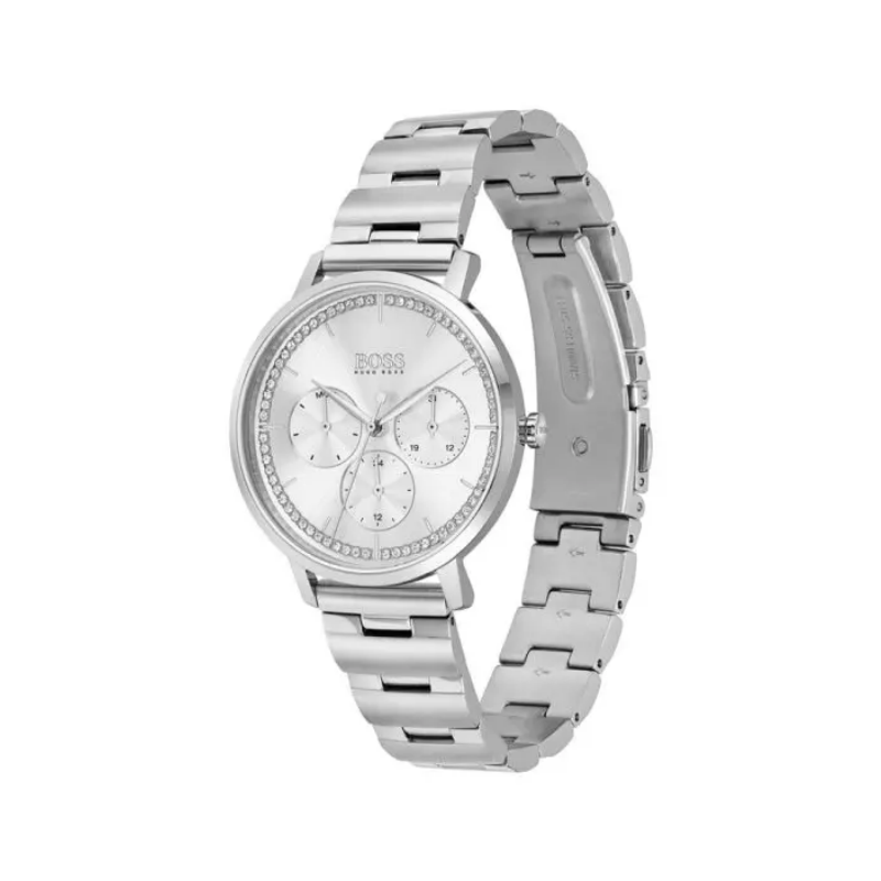 Hugo Boss Women’s Quartz Silver Stainless Steel Silver Dial 35mm Watch 1502570 - Image 2