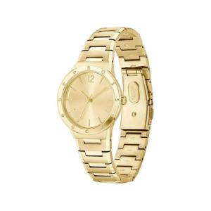 Alternative view of Hugo Boss Women’s Quartz Gold Stainless Steel Gold Dial 34mm Watch 1502715