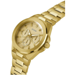 Guess Men’s Quartz Gold Stainless Steel Gold Dial 46mm Watch GW0798G2