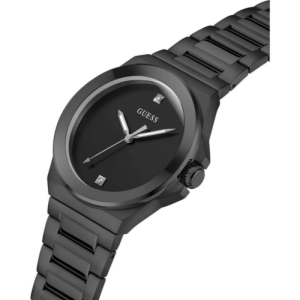 Guess Men’s Quartz Black Stainless Steel Black Dial 44mm Watch GW0833G2