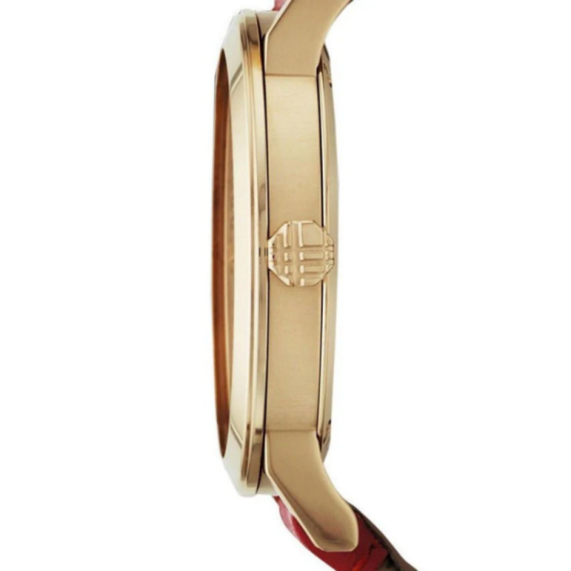 Burberry Women’s Swiss Made Quartz Multi Color Leather Strap Beige Dial 32mm Watch BU9017