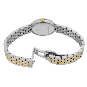 Tory Burch Women’s Quartz Two-Tone Stainless Steel Beige Dial 22mm Watch TBW6033