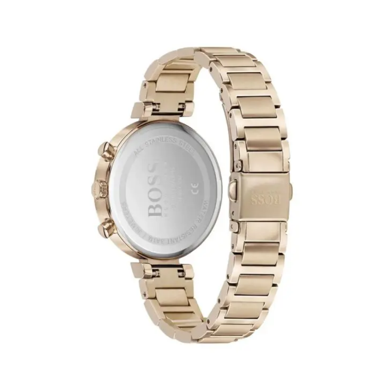 Hugo Boss Women’s Quartz Gold Stainless Steel Gold Dial 36mm Watch 1502572 - Image 3