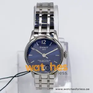  Add to wishlist Tissot Women’s Swiss Made Powermatic Silver Stainless Steel Blue Dial 32mm Watch T099.207.11.047.00 (Shelf Leftover)