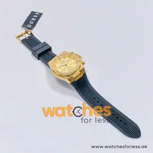 Guess Women’s Quartz Black Silicone Strap Champagne Dial 39mm Watch GW0030L2-1 (Shelf Leftover) - Image 9