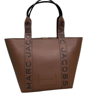 Marc Jacobs The Medium Tote Bag – Cognac Brown Premium Leather (Size: L34cm D15cm H27cm) H004L01PF21