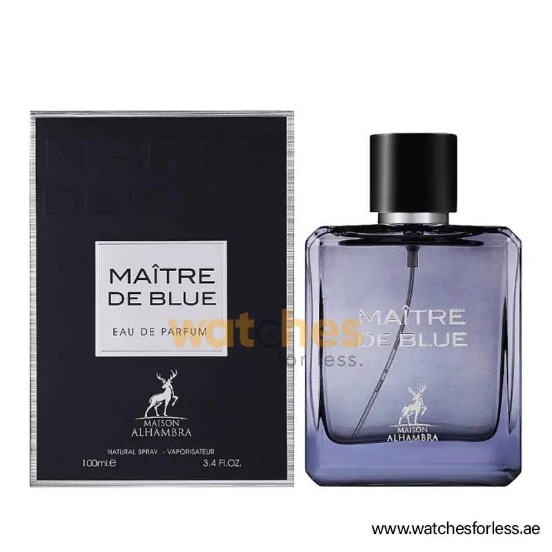 MAISON ALHAMBRA MAITRE DE BLUE EDP Perfume For Men 100ML (Original Perfume) (WFL Ref PO7680)