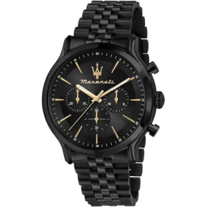 Maserati Men’s Chronograph Quartz Black Stainless Steel Black Dial 42mm Watch R8873618020