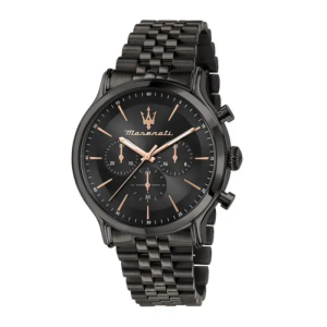 Maserati Men’s Chronograph Quartz Black Stainless Steel Black Dial 42mm Watch R8873618019