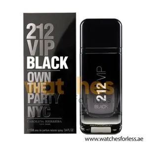 CAROLINA HERRERA 212 VIP BLACK EDP Perfume For Men 100ML (Original Perfume) (WFL Ref PO7110)