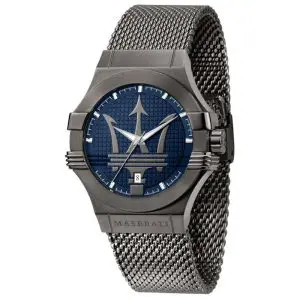 Maserati Men’s Quartz Gray Stainless Steel Blue Dial 42mm Watch R8853108005