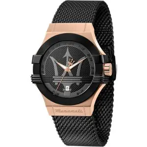 Maserati Men’s Quartz Black Stainless Steel Black Dial 42mm Watch R8853108010