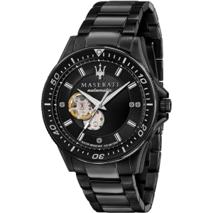 Maserati Men’s Automatic Black Stainless Steel Black Dial 44mm Watch R8823140005