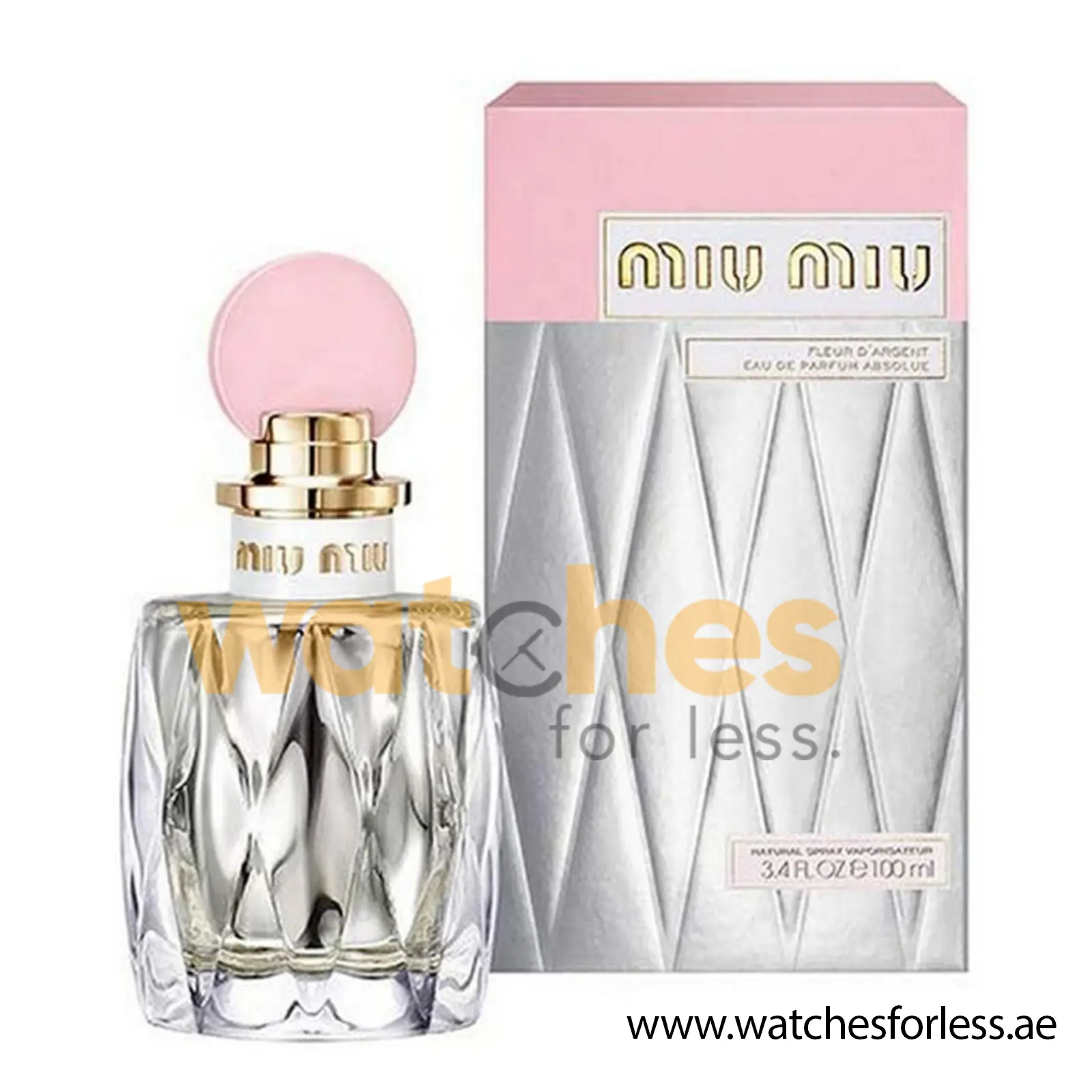 MIU MIU FLEUR D'ARGENT EDP ABSOLUE Perfume for Women 100ML (Original Perfume) (WFL Ref PO7770)