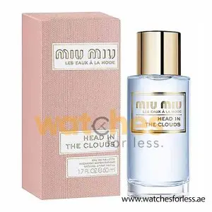MIU MIU LES EAUX A LA MODE HEAD IN THE CLOUDS EDT Perfume for Women 50ML (Original Perfume) (WFL Ref PO7773)