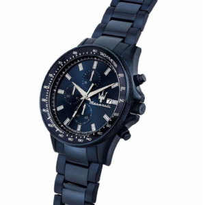 Maserati Men’s Chronograph Quartz Navy Blue Stainless Steel Navy Blue Dial 44mm Watch R8873640023