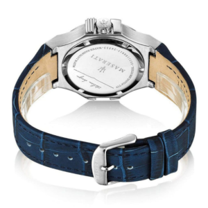 Maserati Men’s Quartz Blue Leather Strap Blue Dial 42mm Watch R8851108015