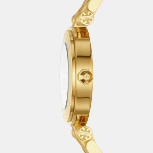 Alternative view of Tory Burch Women’s Quartz Gold Stainless Steel White Dial 30mm Watch TBW9013 (Shelf Leftover)