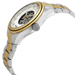 Alternative view of Maserati Men’s Automatic Two-Tone Stainless Steel Silver Skeleton Dial 45mm Watch R8823112003
