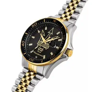 Alternative view of Maserati Men’s Quartz Two-tone Stainless Steel Black Dial 44mm Watch R8853140009