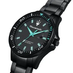 Alternative view of Maserati Men’s Quartz Black Stainless Steel Black Dial 44mm Watch R8853144001