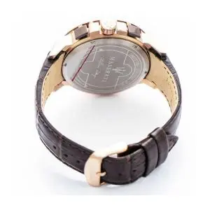 Alternative view of Maserati Men’s Chronograph Quartz Brown Leather Strap Brown Dial 45mm Watch R8871619001