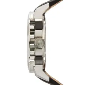 Alternative view of Maserati Men’s Chronograph Quartz Black Leather Strap Black Dial 45mm Watch R8871619004