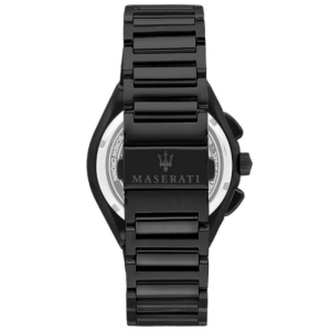 Maserati Men’s Chronograph Quartz Black Stainless Steel Black Dial 43mm Watch R8873639003