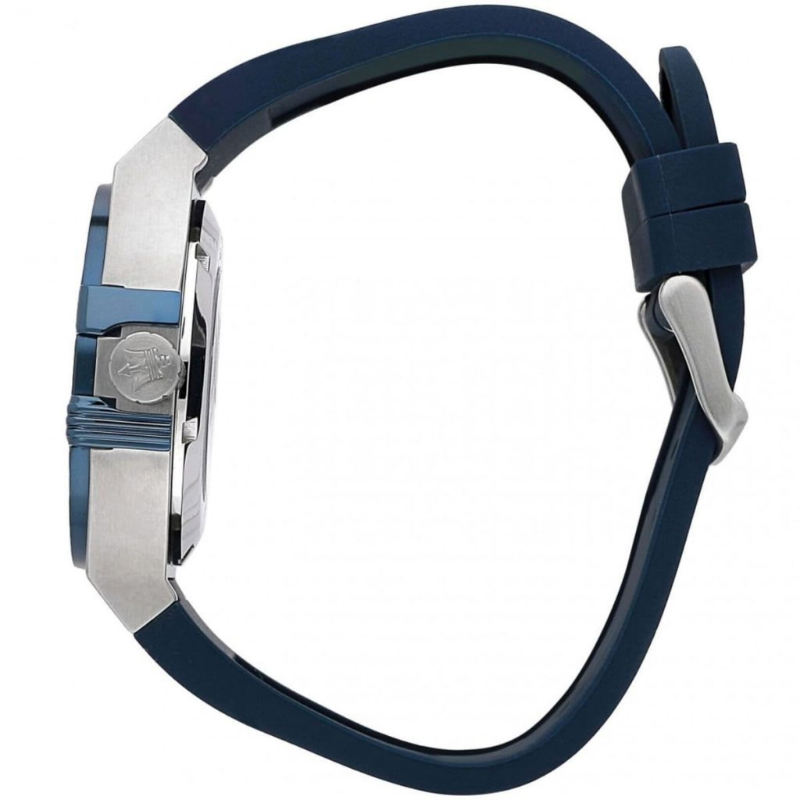 Maserati Men’s Automatic Blue Silicone Strap Blue Skeleton Dial 42mm Watch R8821108028 - Image 3