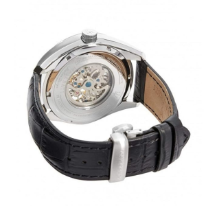 Maserati Men’s Automatic Black Leather Strap Black Skeleton Dial 45mm Watch R8871612001 - Image 3