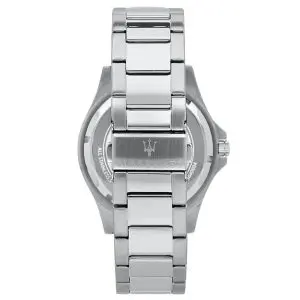 Maserati Men’s Quartz Silver Stainless Steel Black Dial 44mm Watch R8853140002 - Image 3